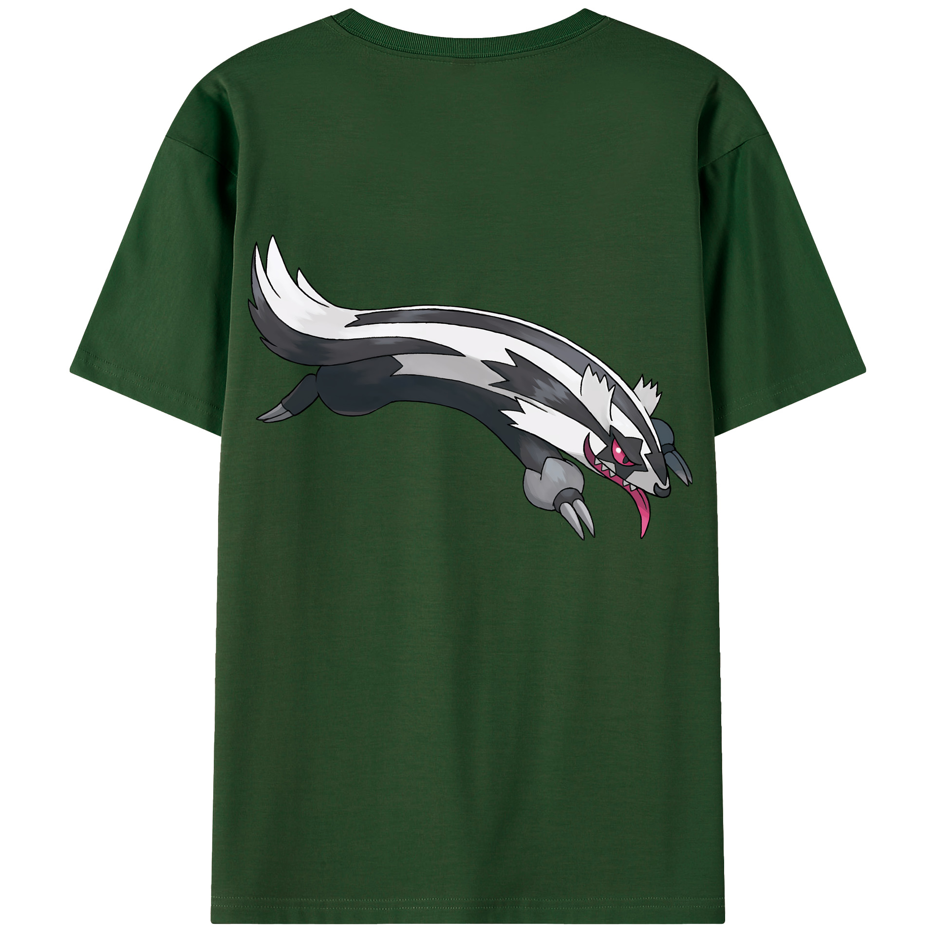 （画像用） ポケットモンスター Pokémon 綿100％半袖Tシャツ（背面プリント）
